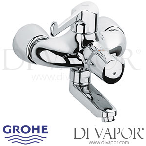 Grohe Grohtherm Ergomix Thermostat Basin Mixer (1/2 Inch) - 1999 to 2007 - Spare Parts 34021000 GEN1
